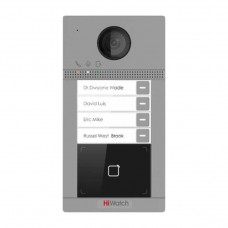 HiWatch VDP-D4214W/Flush 2Мп IP вызывная панель на четырех абонентов с ИК-подсветкой